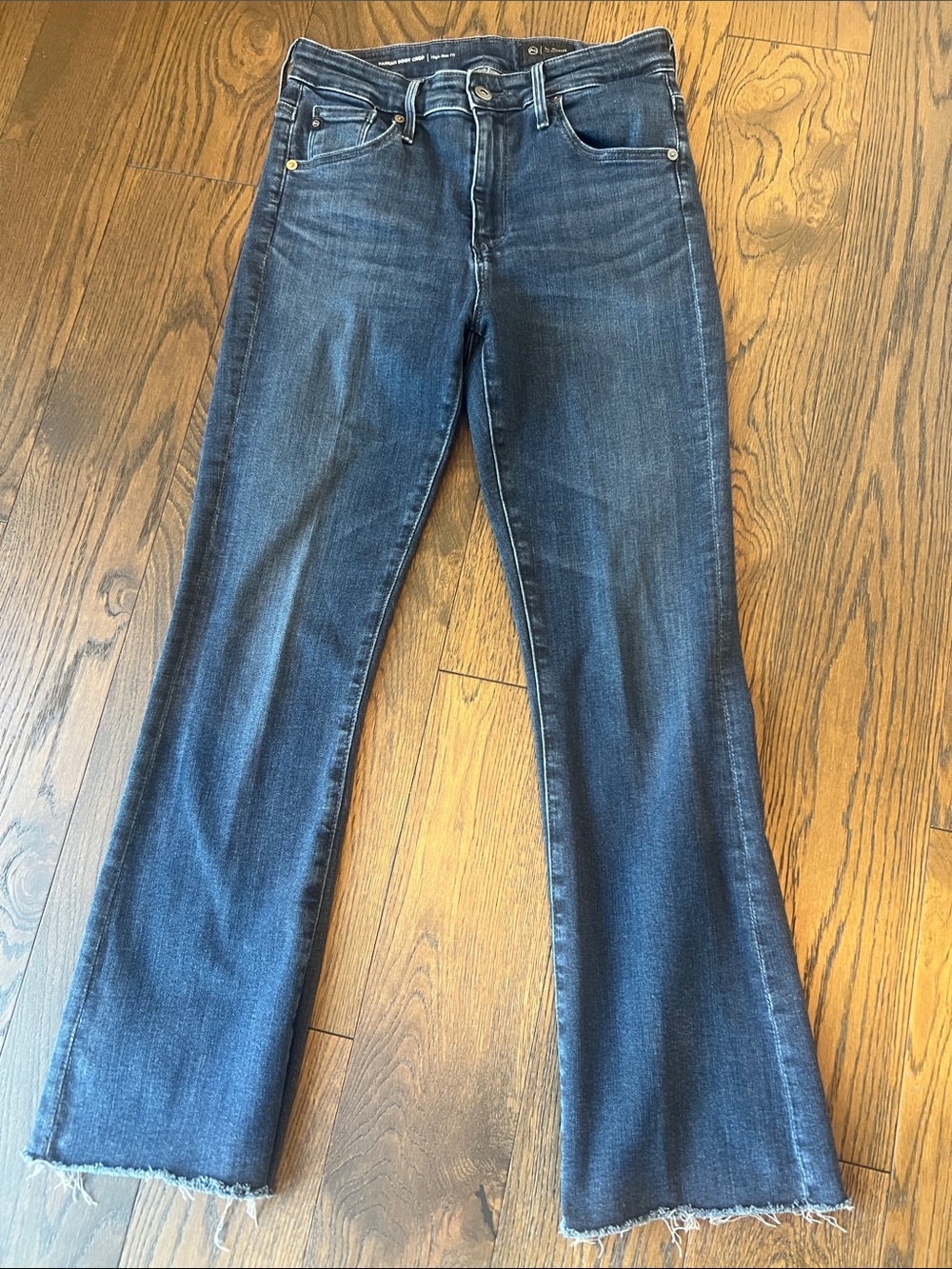 AG Farrah Boot Crop jeans.